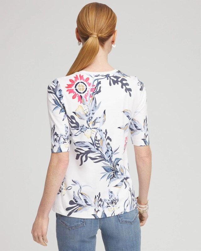 Floral Artisan Tee - image 3